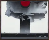 Bogusław Mec, Kapelusz, przed 1989, akryl, płótno