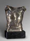 PANCERZ II (CUIRASSE II) by Igor Mitoraj, 1986, brąz, podstawa kamienna, sold May 2020