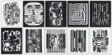 Victor Vasarely, VASARELY. LINÉAIRES, 1973, reprodukcje litograficzne