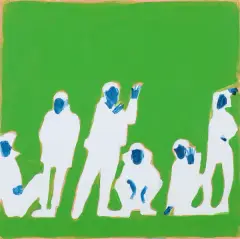 BEZ TYTUŁU by Iwona Kobryń, 2019, akryl, płótno, offered May 2020
