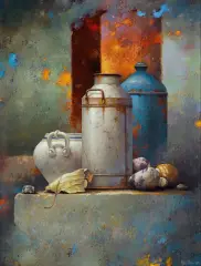 M. N. XVIII by Edward Szutter, 2006, olej, płótno, sold Apr 2020
