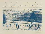 GRY I ZABAWY by Jan Tarasin, 1990, serigrafia, papier, sold Apr 2020