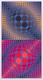 BEZ TYTUŁU by Victor Vasarely, serigrafia, papier, offered Apr 2020