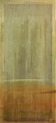 Marta Pokojowczyk, Horyzont #2, 2018, ręcznie tkane płótno, farba do tkanin