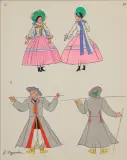 Zofia Stryjeńska, STROJE ŁOWICKIE Z TEKI „STROJE LUDOWE”