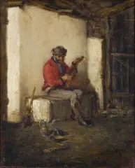 Herman (Armin) Kern, SKRZYPEK, olej, płótno