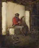Herman (Armin) Kern, SKRZYPEK, olej, płótno