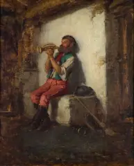 Herman (Armin) Kern, TRĘBACZ, olej, płótno
