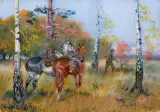 Jerzy Kossak, UŁANI NA ZWIADZIE