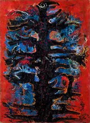 Hilary Krzysztofiak, ORZEŁ, 1959, olej, płótno