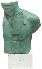 Igor Mitoraj, ASKLEPIOS, 1988, brąz patynowany, kamień