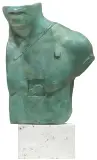 ASKLEPIOS by Igor Mitoraj, 1988, brąz patynowany, kamień, sold Apr 2020