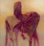 RV by Zdzisław Beksiński, 1987, olej, płyta pilśniowa, offered Mar 2020