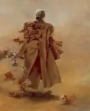 YZ by Zdzisław Beksiński, 1986, olej, płyta pilśniowa, sold Mar 2020
