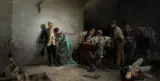 Włodzimierz Łuskina, Panna de Cazotte - Epizod z Rewolucji Francuskiej, olej, płótno