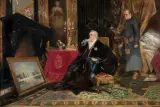 Jan Czesław Moniuszko, KRÓL STANISŁAW AUGUST PONIATOWSKI W PETERSBURGU, olej, płótno