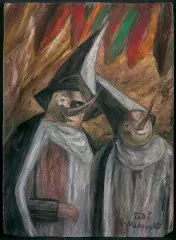 Tadeusz Makowski, MAŁA MASKARADA, ok. 1931, olej, tektura