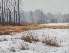 Maciej Cichocki, PEJZAŻ, 2020, pastel, papier