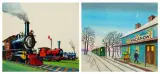 Marek Pietrzak, ILUSTRACJA DO KSIĄŻKI PODRÓŻ PANA SMOKA, tusz, pióro, pędzel, gwasz, akwarela, karton krem