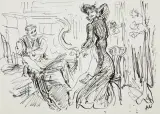 Antoni Uniechowski, SCENA W SALONIE