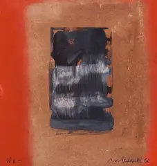 Marian Bogusz, W 6, 1960, gwasz, papier