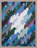 Marek Dzienkiewicz, PAŹDZIERNIK, 2019, akryl, płótno
