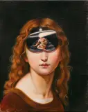 Anna Tomicka, BEZ TYTUŁU, 2019, olej, płótno lniane