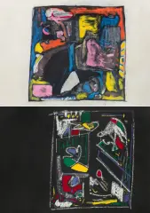 MarCo Colectiv, CIRRO NEGRO; PILEO BLANCO, 2019, gwasz, tusz, papier