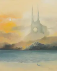 Justyna Koziczak, At the end of time, 2019, olej, płótno
