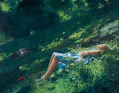 Łukasz Korolkiewicz, POGRANICZE, 1997, olej, płótno