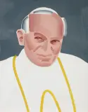 Rafał Bujnowski, PAPIEŻ, 2001, olej, płótno