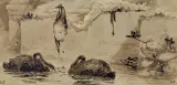 Wilhelm Kotarbiński, SEN, lata 1890-1895, akwarela, sepia, papier