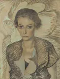 PORTRET ZOFII MIKUCKIEJ, 4 VIII 1928 by Stanisław Ignacy Witkiewicz, pastel, papier, offered Dec 2019