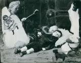 Teresa Legierska, ANIOŁ STRÓŻ, olej, deska