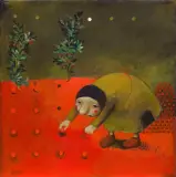 Katarzyna Słowiańska-Kucz, MAŁY OGRODNIK, 2019, olej, płótno