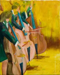 Cyprian Nocoń, ALLEGRETTO, 2019, olej, płótno