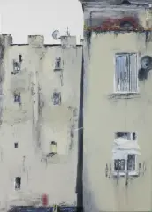 Tomasz Zjawiony, JAŚKI, 2018, olej, płótno