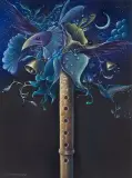 Jolanta Czacharowska, Czarodziejski flet, 2019, pastel, papier