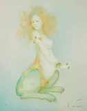 Léonor Fini, Iperbia, przed 1973, litografia barwna, papier