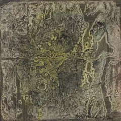 Bronisław Kierzkowski, Kompozycja, 1960, technika własna, papier