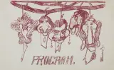 Stanisław Kuczborski, PROGRAM KABARETU, ok. 1914, litografia, papier