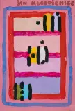 BEZ TYTUŁU by Jan Mlodozeniec, gwasz, papier, sold Nov 2019