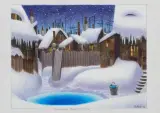 WIADRO POWIETRZA by Jacek Yerka, 2019, kredki, karton, sold Nov 2019