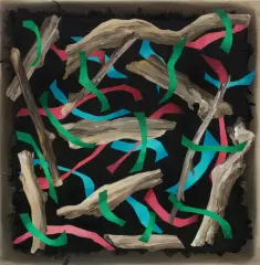 Joanna Mlącka, SYMBIOZA III, 2018, olej, płótno