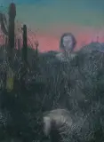 Aleksandra Brodzińska, MARLBORO MAN, 2019, olej, pastel olejny, płótno