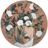 WHITE FLOWER by Dominika Andrulewicz, 2019, akryl, płótno, offered Oct 2019