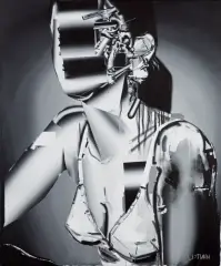 Robert Listwan, TERESKA, 2013, akryl, płótno