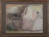 Juliusz Narzynski, NA DOWÓD JEGO OBECNOŚCI, 2006, pastel olejny, papier