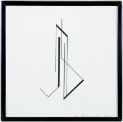 KOMPOZYCJA ABSTRAKCYJNA by Henryk Stażewski, serigrafia, papier, sold Oct 2019