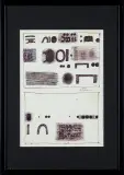 DWA SZKICE KOMPOZYCJI by Jan Tarasin, lata 90. XX w., długopis, papier, sold Oct 2019